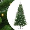 vidaXL Kar&aacute;csonyfa 150 LED-del &aacute;llv&aacute;nnyal Z&ouml;ld 150 cm PE