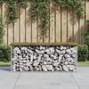 vidaXL impregn&aacute;lt fenyőfa gabion kerti pad 103 x 31,5 x 42 cm