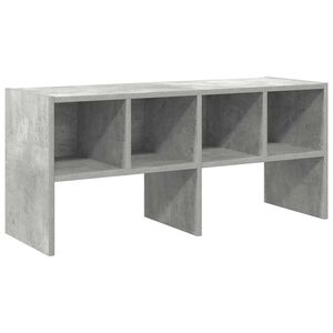 vidaXL cipőtart&oacute; &aacute;llv&aacute;ny egym&aacute;sra rakhat&oacute; beton sz&uuml;rke 89,5x30x40 cm