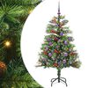 vidaXL Mű kar&aacute;csonyfa 150 LED Meleg feh&eacute;r PVC &eacute;s f&eacute;m Z&ouml;ld