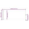 vidaXL sz&uuml;rke beh&uacute;zhat&oacute; oldals&oacute; terasz napellenző 100 x 300 cm