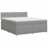vidaXL Boxspring &aacute;gy matraccal Vil&aacute;gossz&uuml;rke 160 x 200 cm Sz&ouml;vet