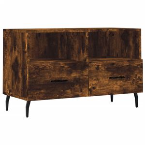 vidaXL f&uuml;st&ouml;s t&ouml;lgy sz&iacute;nű szerelt fa TV-szekr&eacute;ny 80 x 36 x 50 cm