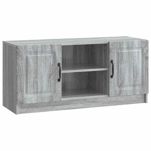 vidaXL TV szekr&eacute;ny Sz&uuml;rke Sonoma 102 x 34,5 x 47 cm Szerelt Fa