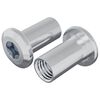 vidaXL Z&aacute;r&oacute; Anya 2 db Nikkel M6 x 25 mm Ac&eacute;l