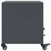 vidaXL antracitszürke acél éjjeliszekrény 36x39x43,5 cm