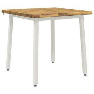 vidaXL 60 x 55 x 75 cm T&ouml;m&ouml;r Ak&aacute;cfa Feh&eacute;r N&eacute;gysz&ouml;gletes