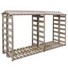 vidaXL impregn&aacute;lt fenyőfa tűzifat&aacute;rol&oacute; 300 x 90 x 176 cm