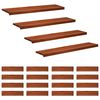 vidaXL L&eacute;pcsőszőnyegek 20 db 120 x 30 x 2 cm Barna T&ouml;m&ouml;r b&uuml;kkfa