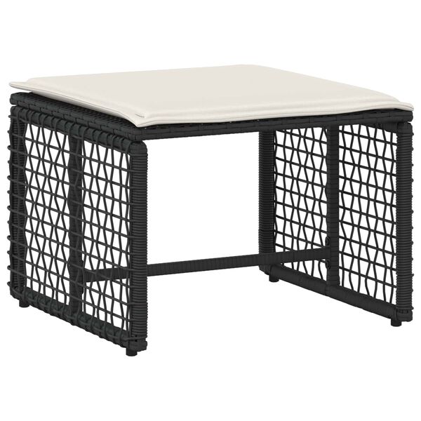 vidaXL K&uuml;lt&eacute;ri B&uacute;tor Szett p&aacute;rn&aacute;val 5 pcs Fekete &eacute;s Feh&eacute;r