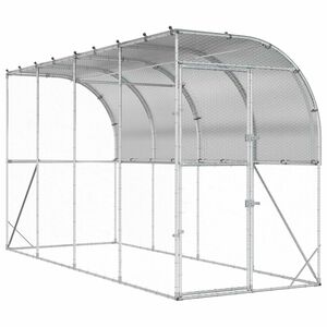 vidaXL Fali Ty&uacute;k&oacute;l Ez&uuml;st 600 x 150 x 215 cm Horganyzott Ac&eacute;l