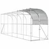vidaXL Falat t&aacute;maszt&oacute; ty&uacute;k&oacute;l Ez&uuml;st 600 x 100 x 215 cm Horganyzott Ac&eacute;l