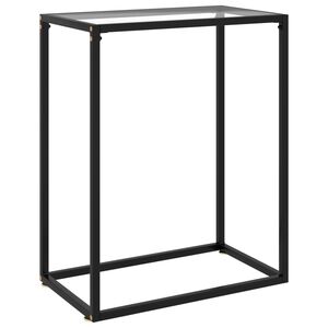 vidaXL &aacute;tl&aacute;tsz&oacute; edzett &uuml;veg t&aacute;lal&oacute;asztal 60 x 35 x 75 cm