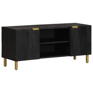 vidaXL fekete szerelt fa TV-szekr&eacute;ny 105 x 33 x 46 cm