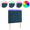 vidaXL s&ouml;t&eacute;tk&eacute;k b&aacute;rsony LED-es fejt&aacute;mla 100x5x118/128 cm