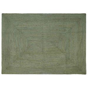 vidaXL Ter&uuml;leti szőnyeg Olajz&ouml;ld 240 x 340 cm Juta