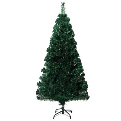vidaXL zöld száloptikás műkarácsonyfa állvánnyal 120 cm