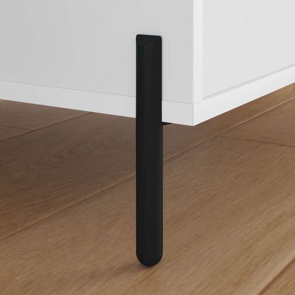 vidaXL B&uacute;tor l&aacute;bak 12 pcs Fekete 66 x 36 x 160 mm Vas