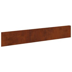 vidaXL Fűszeg&eacute;lyez&eacute;s 30 db 100 x 18 cm Ac&eacute;l Rozsd&aacute;s