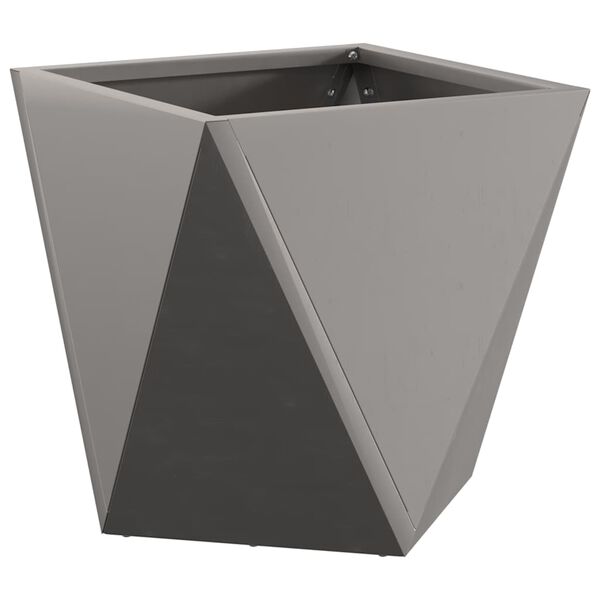 vidaXL N&ouml;v&eacute;nytart&oacute; 2 pcs Rozsd&aacute;s 30 x 30 x 30 cm Időj&aacute;r&aacute;s&aacute;ll&oacute; ac&eacute;l