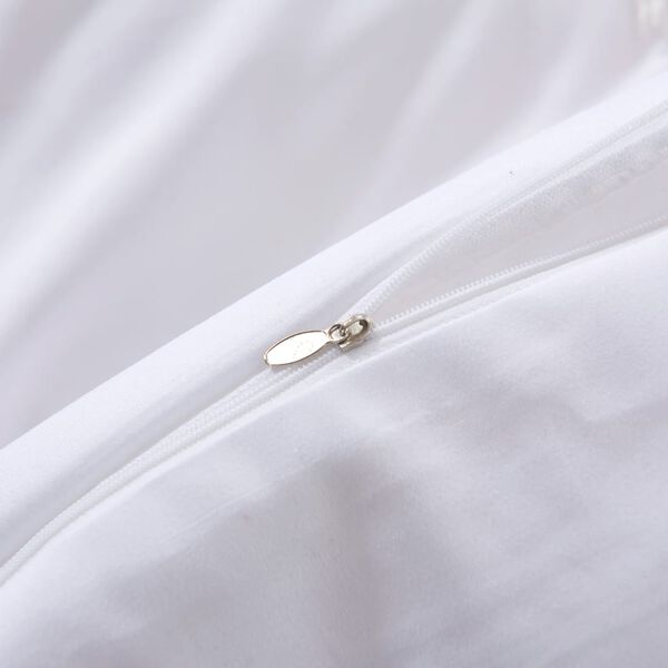 vidaXL feh&eacute;r &aacute;gyneműhuzat-garnit&uacute;ra 200 x 220 / 60 x 70 cm