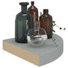 vidaXL sz&uuml;rke MDF lebegő sarokpolc 25 x 25 x 3,8 cm