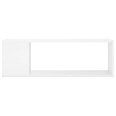 vidaXL magasfényű fehér forgácslap TV-szekrény 100 x 24 x 32 cm