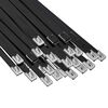 vidaXL K&aacute;bel k&ouml;t&eacute;l 250 db 7,9 x 500 mm Fekete
