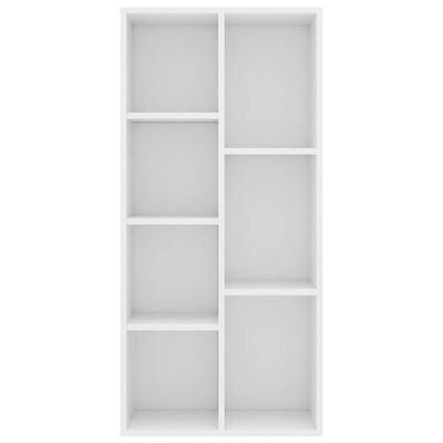 vidaXL fehér forgácslap könyvszekrény 50 x 25 x 106 cm