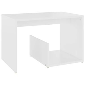 vidaXL feh&eacute;r forg&aacute;cslap kisasztal 59 x 36 x 38 cm
