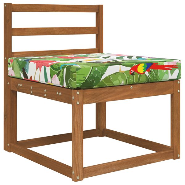 vidaXL K&uuml;lt&eacute;ri kanap&eacute; p&aacute;rna sz&iacute;nes 60 x 60 x 8 cm Poli&eacute;szter