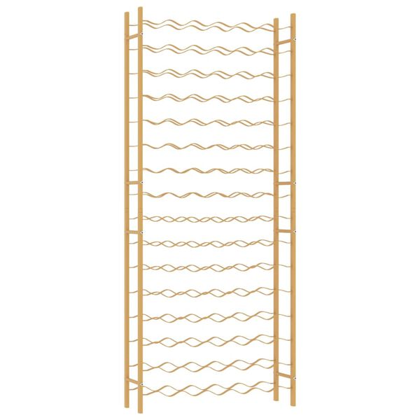 vidaXL arany fém bortartó állvány 96 palackhoz