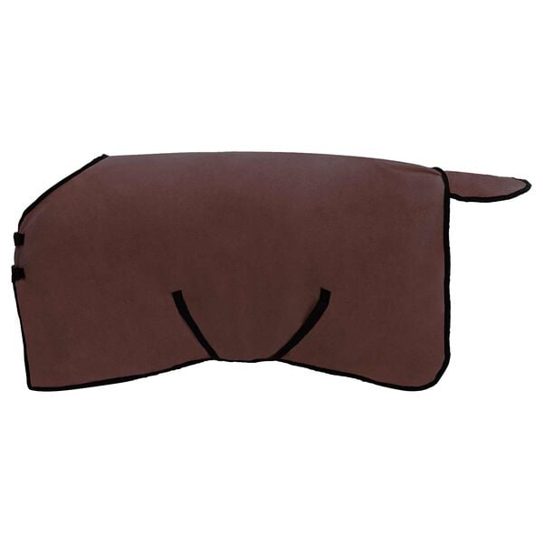 vidaXL L&oacute; Takar&oacute; Teljes S&ouml;t&eacute;t Barna Poli&eacute;szter