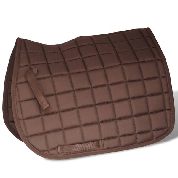 Lovagl&aacute;s Nyereg K&eacute;szlet 17,5 "Val&oacute;di Bőr Barna 18 cm 5-az-1- be