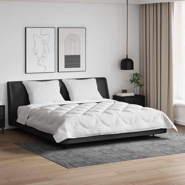 vidaXL Paplan p&aacute;rn&aacute;val 3 pcs Feh&eacute;r Mikrosz&aacute;l