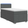 vidaXL Boxspring &aacute;gy matraccal S&ouml;t&eacute;tsz&uuml;rke 90 x 190 cm Sz&ouml;vet