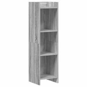 vidaXL K&ouml;nyvszekr&eacute;ny Sz&uuml;rke Sonoma 30 x 30 x 111 cm Szerelt Fa