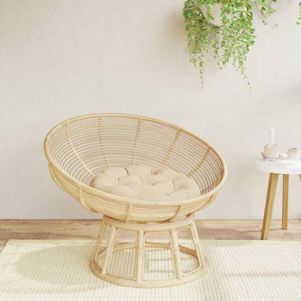 vidaXL b&eacute;zs oxford-sz&ouml;vet kerek p&aacute;rna &Oslash; 60 x 11 cm