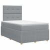 vidaXL Boxspring &aacute;gy matraccal Vil&aacute;gossz&uuml;rke 120 x 190 cm Sz&ouml;vet