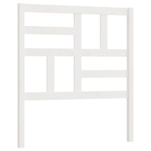 vidaXL feh&eacute;r t&ouml;m&ouml;r fenyőfa &aacute;gyfejt&aacute;mla 106x4x104 cm