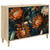 vidaXL Sz&eacute;f LOCHEM Sonoma 102 x 33 x 75 cm Szerelt Fa