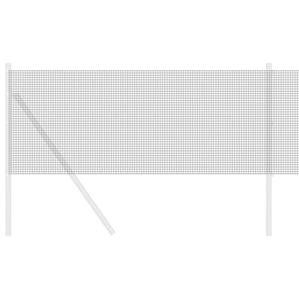 vidaXL Hegesztett Dr&oacute;th&aacute;l&oacute; Ker&iacute;t&eacute;s Sz&uuml;rke 0.4 x 50 m