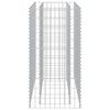 vidaXL horganyzott ac&eacute;l gabion magas&aacute;gy&aacute;s 90 x 50 x 100 cm