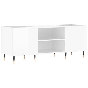 vidaXL magasf&eacute;nyű feh&eacute;r szerelt fa hanglemezszekr&eacute;ny 121x38x48 cm