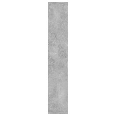 vidaXL betonszürke forgácslap fali polc 36 x 16 x 90 cm