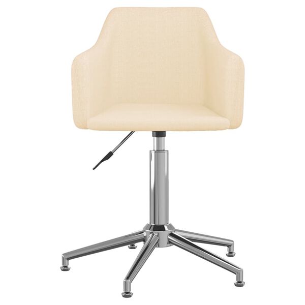 vidaXL 2 db kr&eacute;msz&iacute;nű sz&ouml;vet forg&oacute; &eacute;tkezősz&eacute;k