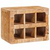 vidaXL Bor&aacute;gas t&aacute;rol&oacute;val Barna 44 x 30 x 35 cm T&ouml;m&ouml;r Mang&oacute;f&aacute;t