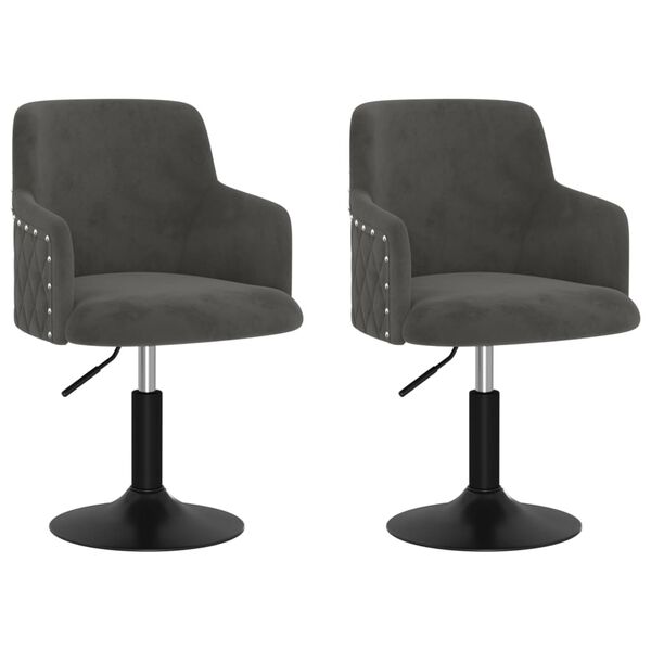 vidaXL 2 db s&ouml;t&eacute;tsz&uuml;rke b&aacute;rsony forg&oacute; &eacute;tkezősz&eacute;k