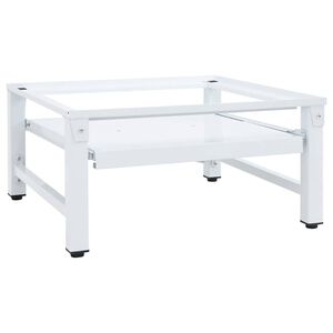 vidaXL feh&eacute;r mos&oacute;g&eacute;ptart&oacute; &aacute;llv&aacute;ny kih&uacute;zhat&oacute; polccal