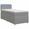 vidaXL Boxspring &aacute;gy matraccal Vil&aacute;gossz&uuml;rke 100 x 200 cm Sz&ouml;vet